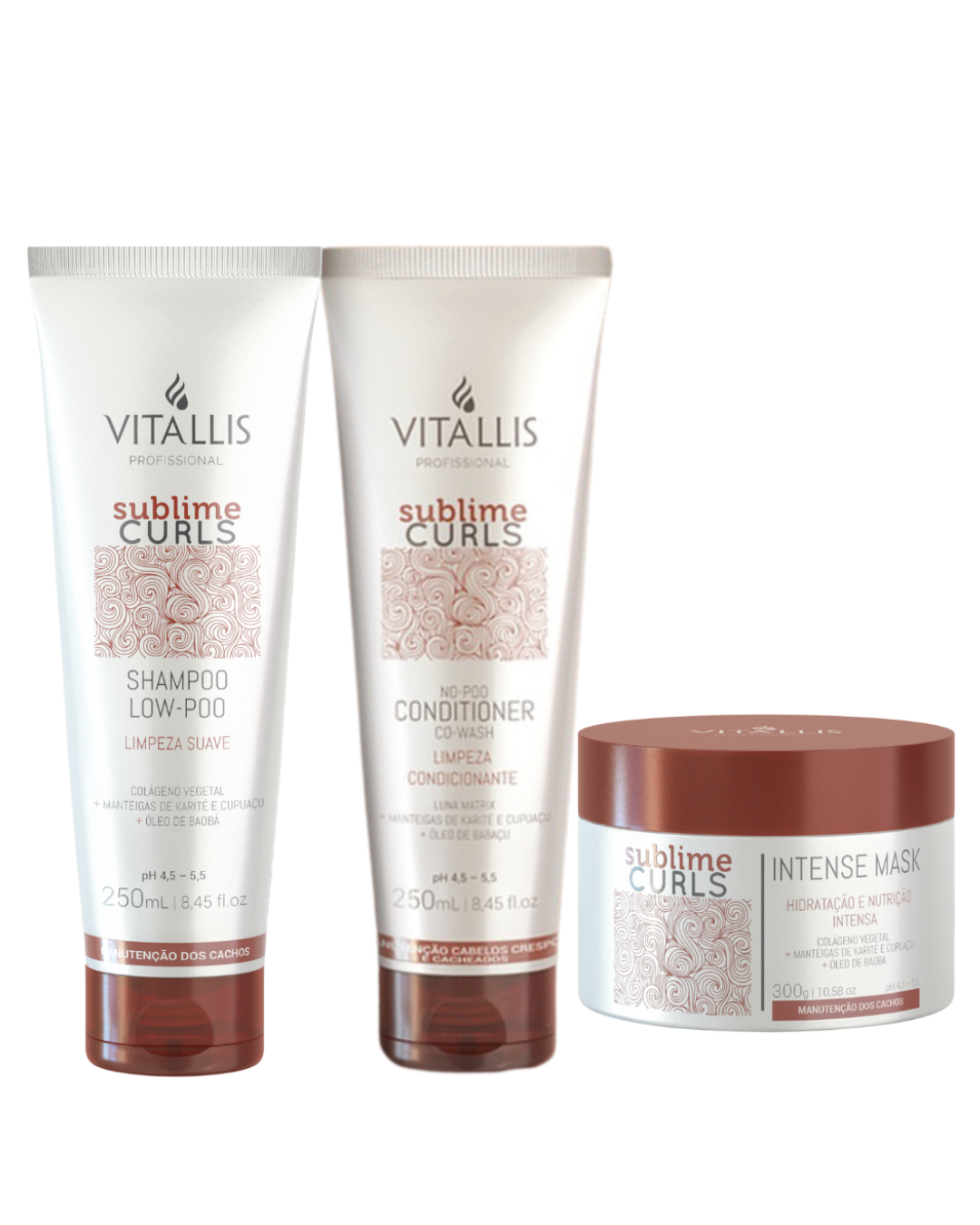 KIT SUBLIME CURLS MANUTENÇÃO (03 ITENS)